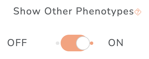 screenshot of show other pheno toggle for plot